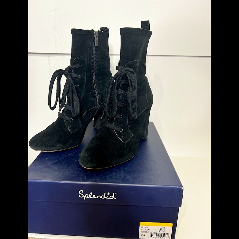 Splendid Hacken Women’s Suede Lace-Up boots